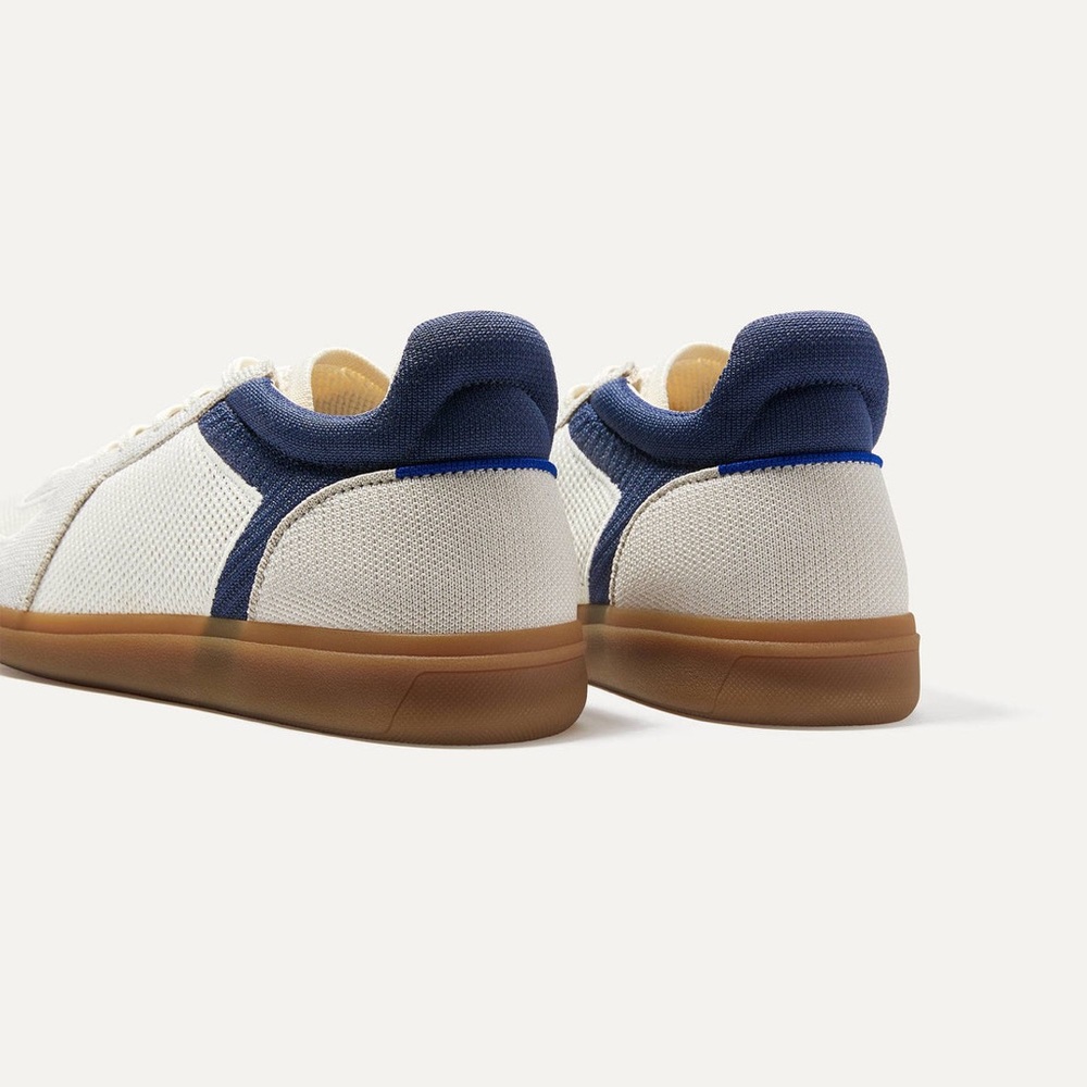 Rothy’s The RS01 Sneaker Panther Men’s Size 10.5 White & Blue Casual Shoes - Picture 2 of 14
